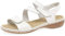 Rieker Sphere Womens Riptape Sandals 40 EU Weiß