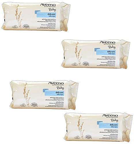 Aveeno Baby 4 Packs of 72 Wipes
