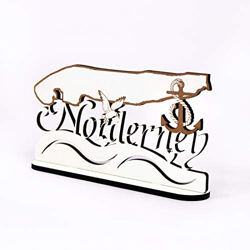 Deko Aufsteller Insel Norderney - Schild zum Hinstellen - Dekoschild 20x11cm
