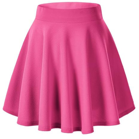 Urban GoCo Svasato Gonna, Rosa Acceso, XXL Donna