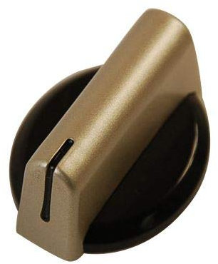 sparefixd Hob Control Knob Switch Silver & Black to Fit Baumatic 07013829