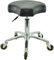 VAKON SALON - Ergonomischer Rundsitz höhenverstellbar von 50 bis 65 cm Rollhocker - Drehhocker Arbeitshocker Praxishocker