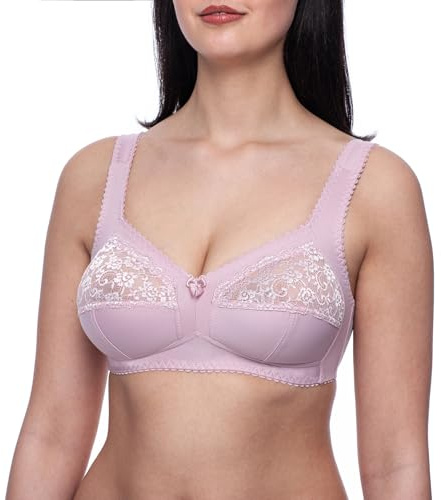 frugue Soutien Gorge sans Armature Grande Taille Femme Rose Clair FR 120D