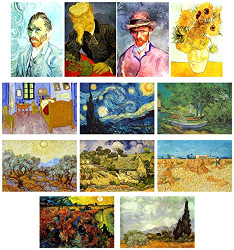 12 x Van Gogh Gemälde Grußkarten
