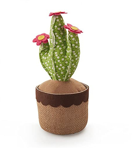 Inofix - Door Stop - Decorative Cactus Shaped - Indoor Use - Weight 1 kg for Stability Without damaging The Floor - Green