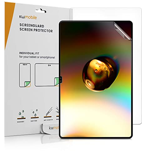 kwmobile Screen Protector Compatible with Samsung Galaxy Tab S8 Ultra Screen Protector - 2x Anti-fingerprint Film Shield for Tablet