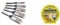 Harris Seriously Good No Loss Paint Brushes for Walls and Ceilings, 5 Brush Pack, 0.5 1 1.5 2 & Frog Tape Yellow Delicate Surface Painters Masking Tape 36mm x 41.1m. Indoor painting and decorating