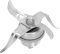 Wakects Couteau Mixeur INOX avec 3 Lings et Joint, Lame de Mélangeur en Acier Inoxydable pour Robot Culinaire Thermomix 3300 Couteau Mélangeur Thermomix Accessoire de Remplacement