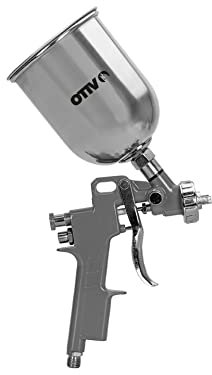 VITO - Pistolet à peinture 3-5 bar Réservoir 600ml Filetage Air 1/4-6mm Raccord rapide