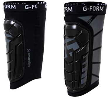 G-Form Pro-S Vento Fußball Schienbeinschoner - Fußball und Schienbeinschoner Ärmel - Schwarz, Erwachsene L