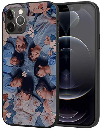 iPhone 14 Pro Hülle, Cooles einzigartiges Design, weiche TPU, stoßfeste Hülle für Männer/Frauen/Mädchen/Jungen (Fashion-BTS-2)
