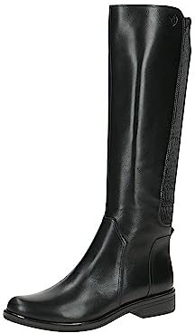 Caprice Damen 9-25523-41 Flacher Stiefel, Black Comb, 37.5 EU