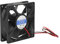 CPU Cooling Fan, Computer Case Fan Easy Installation 80mm 3 Pin Connector ABS (2000RPM)