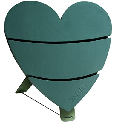 Flowerbox Oasis Steckschaum Bioline Deco Herz 45cm Steckmasse Steckschwamm