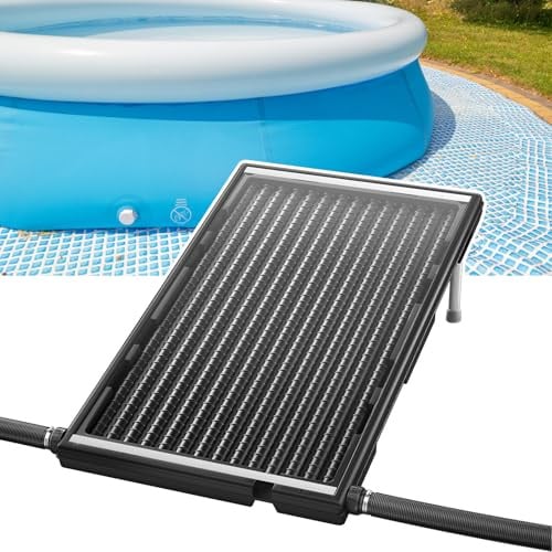 JOIEYOU Poolheizung Solarkollektor Poolheizungen 111.5 x 65 x 6.5 cm Solarthermie kollektor 15L Wasserinhalt Anschluss 38 mm Rohr Solarheizung (TYP A)