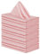 12 Stück Stoffservietten Servietten Quadratisch,Wiederverwendbare Napkins Cloth,Waschbare Servietten Stoff,Tischdekoration für Indoor Outdoor Partys Hochzeit Geburtstag Familie,Altrosa,50x50cm