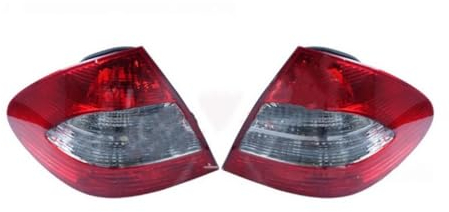 XBDHDBS Auto Hinten Rücklicht Montage für Benz W211 E200 E230 E240 E280 E320 2006~2008,Hohe Helligkeit Hinten Bumper Bremslicht Blinker Rückfahrscheinwerfer Nebelscheinwerfer Links Rechts Ersatzteile