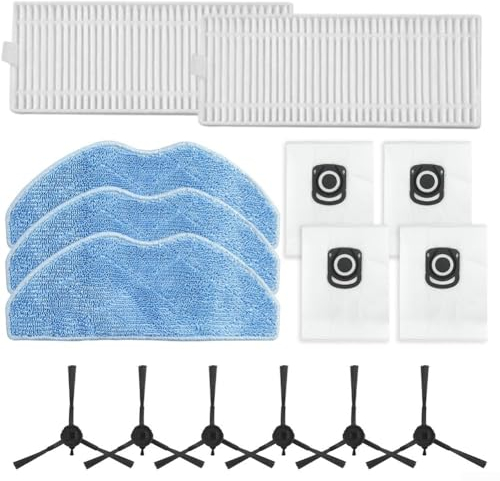 Set di accessori per X-plorer Serie 75 S+ RG8597W Robot Aspirapolvere - Filtri, panni, sacchetti per la polvere, spazzole laterali (Set A)