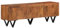 LXYZWRW Meuble TV en bois de manguier massif 140 x 30 x 46 cm
