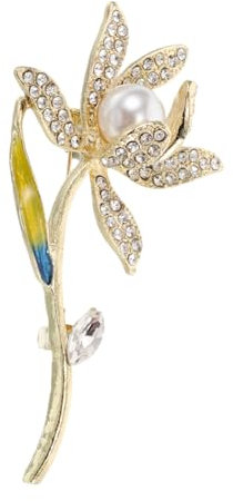 Homoyoyo Broche de la Saint David broche fleur jonquille alliage