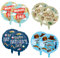 Luftballons zum Vatertag, 45,7 cm, blau, rund, Helium-Party-Ballon für Vatertag, Partyzubehör, beste Vatergeschenke von Sohn und Tochter, 8 Stück
