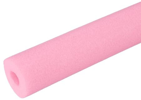 PATIKIL Tuyau En Mousse D'Isolation Pour Tuyau, Couvertures En Mousse De Noodle De Piscine 1 (25mm) ID x 3.3FT x 2-9/16 OD Pour Poignée De Piscine Manchon Et De Conservation, Rose