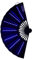 Genérico Light Up Folding Fan, Led Hand Fan for Dancing, Colorful Stage Performance Prop, Battery-Operated Cooling Tool, Lightweight Design for Weddings, Nightclubs, Hot Weather Events