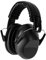 rockible Auriculares con cancelación de ruido para bateristas, ajustables, cómodos, insonorizados, con reducción de ruido para dormir, Negro
