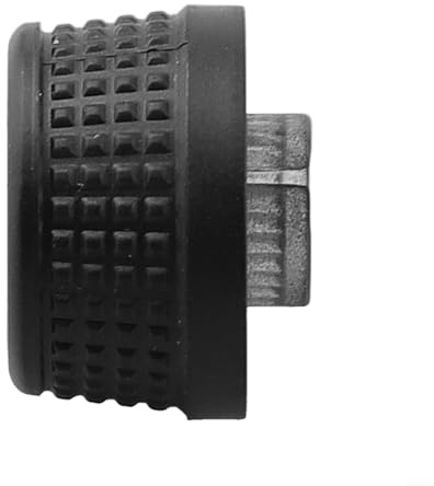 Autoradio CD Steuerung Drehknopf Schalter Knopf Ersatz Schwarz Kunststoff Fof 6 und OEM 6C0919603 Einfache Installation Stabile Innen-Audio-Steuerung (1 Stück rechts)
