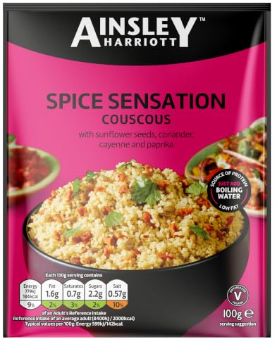 Ainsley Harriott Spice Sensation Couscous, 100 g, Pack of 12