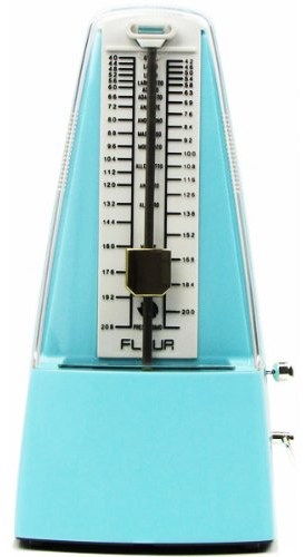 FLEOR Metronom mechanisch Piano Metronom Kinder Favorite Blau