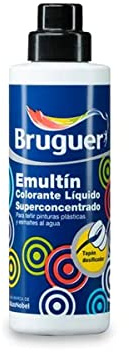 Bruguer Emultín Colorante Líquido Superconcentrado para pinturas y esmaltes Negro 50 ml