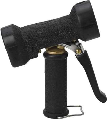 Vikan 93249 Water Gun,Heavy Duty,Brass/EPDM/Rubber/SS,Black