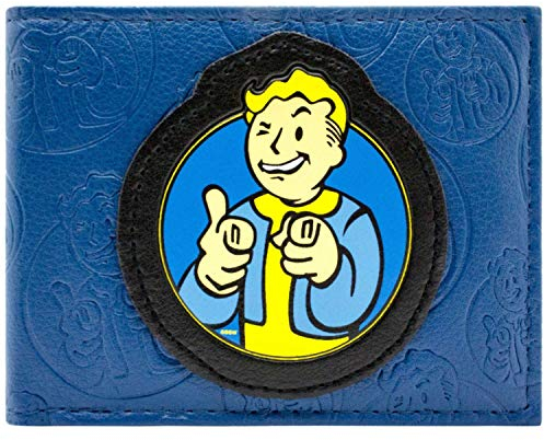 Cartera de Bethesda Fallout 4 Vault Boy Azul