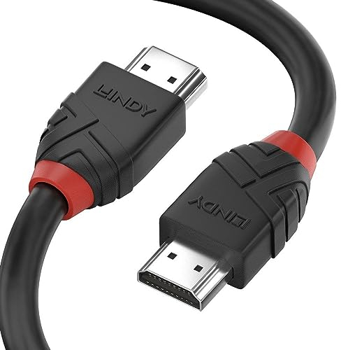 Lindy 36470 cable HDMI 0,5 m HDMI tipo A (Estándar) Negro - Cables HDMI (0,5 m, HDMI tipo A (Estándar), HDMI tipo A (Estándar), 4096 x 2160 Pixeles, 18 Gbit/s, Negro)