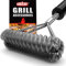 GRILLART Brosse de Barbecue sans Poils et Fil combiné – Brosse de Nettoyage sûre et Efficace pour Barbecue – Brosse de Nettoyage de Barbecue de 43,2 cm pour grilles de gaz/Porcelaine/charbroil –