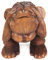 Orient Express Holzfigur Weise AFFE (Mizaru), Glücksbringer, Skulptur aus Holz, dekorative Figur, Verschiedene Größen, handgemachtes Produkt