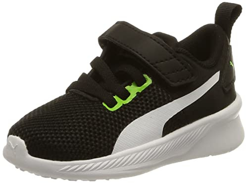 PUMA Unisex Kinder Flyer Runner V Inf Turnschuhe, Green Flash Puma White Puma Black, 21 EU