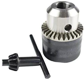 CHANCS 1/2-20UNF Bohrfutter mit Gewinde 3.0mm-16mm Bohrfutter-Kapazitätsschlüssel für Akku-Bohrhammer