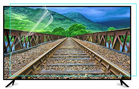 Anti Blue Light Screen Protector for 32-75inch TV, Outdoor/Indoor Anti Glare Filter Film Relieve Eye Strain for for Sharp, Sony,Samsung,Hisense,LG Etc/A / 49 Inches 1075x604mm