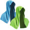Sukeen Kühlendes Hoodie-Handtuch, 2Pack Kühltücher für Hals und Gesicht, Schnell trocknendes, saugfähiges, kühlendes Kopftuch aus Mikrofaser für den BAU von Strand Camping Fitnessstudios-Blau/Grün