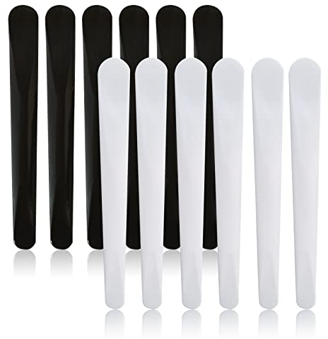 Makeup Spatula Cosmetic 12 Pcs Mini Plastic Make Up Skincare Spatula Small Face Cream Cosmetic Spoon Applicator Beauty Spatulas for Cream