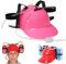 Trinkhelm Party Bierhelm,Helm mit Schlauch,Bauhelm Getränkehalter Bierhalter mit 2 Dosenhaltern und Trinkschlauch,Karneval Spaß Partyartikel,lustiger Bierhelm,Unisex,Vatertag Männer Geschenk (Rosa)