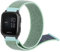 Nylon Straps Compatible with Garmin Venu Sq Music Strap, Soft Replacement Sport Nylon Wristband for Garmin Venu Sq Music/Venu Sq/Venu/Venu 2 Plus (Green)