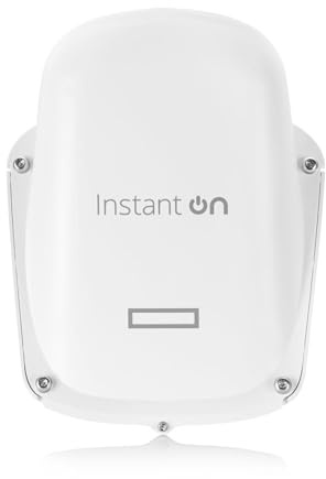 HPE Networking Instant On Access Point AP27 2x2 WiFi 6 für Außenbereich | Netzteil im Lieferumfang enthalten | EU-Modell (S1T42A)