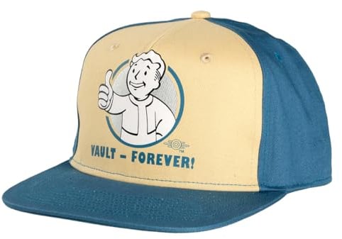 Fallout Snapback Vault Forever Blue/Yellow
