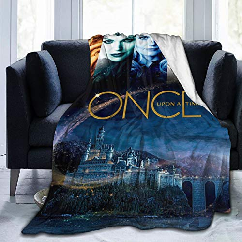 Suehome Once Upon A Time Ultraweiche Micro-Fleece-Decke für Bett, Auto, Camping, Couch, Herbst, Plüsch-Überwurf, Decken für Erwachsene oder Kinder