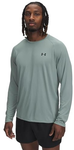 Under Armour Mens Ua Tech 2.0 Ls Gym Top Silica Green/Black XL