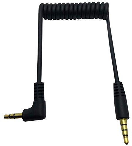 Ricardonty Cavo audio 3,5 Mm, cavo universale doppio maschio 3,5 Mm Trrs a TRS per microfoni