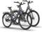 ADO 2xAir28 Electric Bike,28 Ebikes for Adults,Electric Bicycle,Belt Drive,3 Riding Modes,Adjustable Shock Absorption,LCD,Dual Disc Brake,APP,36V/9.6Ah Removable Battery Range 100km (gray*gray)